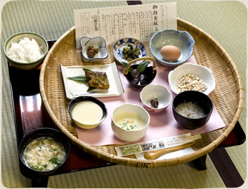 朝食(例)写真